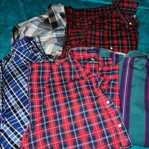 LOT OF  5 MENS SHIRTS.  SIZE 2X